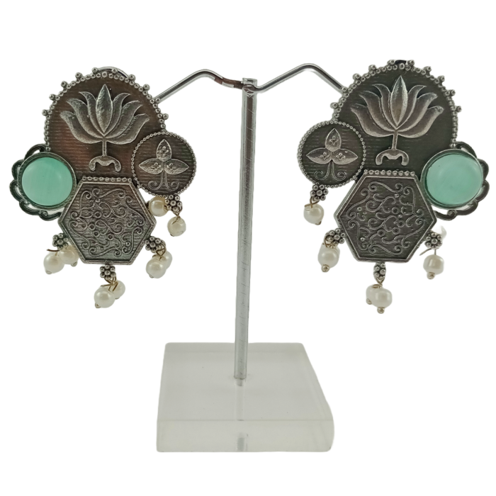 German silver earings