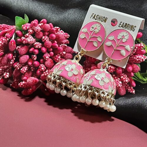 20231030_192729-scaled-1.jpg Meenakari jhumka earrings