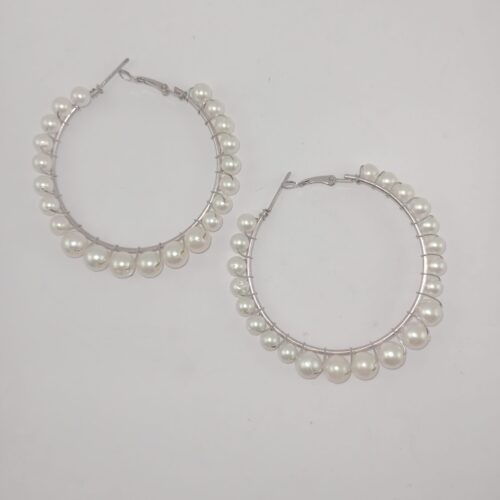 Pearl earrings