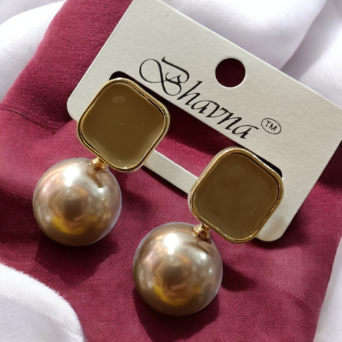 Photoroom-20241026_223627-1.png Gold toned Drop Stud Earrings for women