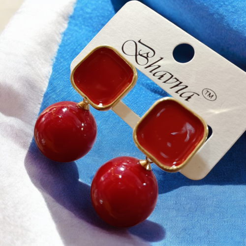 Photoroom-20241026_224946.png Gold toned Drop Stud Earrings for women