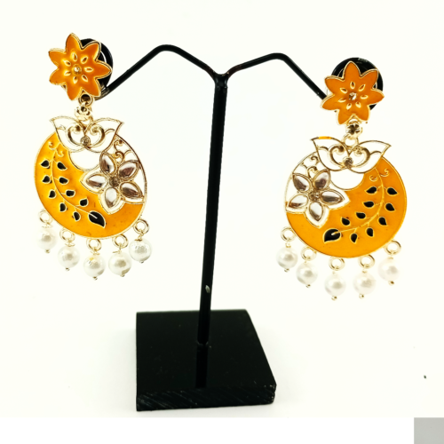 Untitled-40.png Meenakari earrings with kundan stonesw