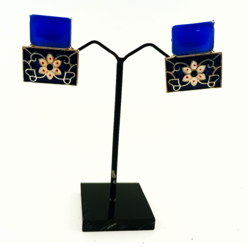Untitled-5.png Meenakari earrings with stone