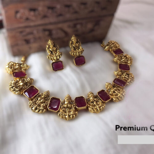 Untitled6a.jpeg Lakshmi Red Necklace Set