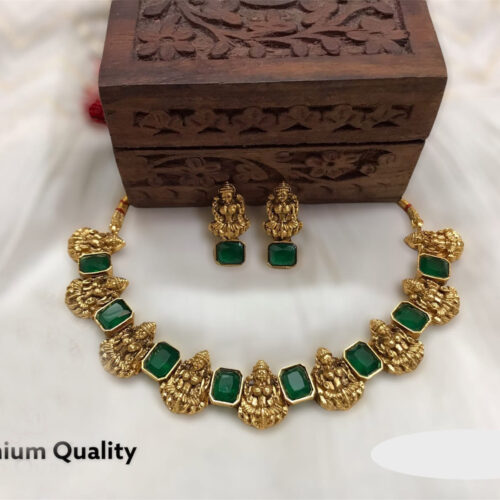 Untitled6c.jpeg Lakshmi Green Emerald Necklace Set