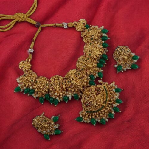 Goddess Lakshmi Necklace Set