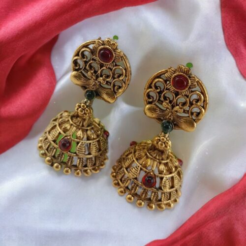 Premium Gold Plated Jhumka Earring
