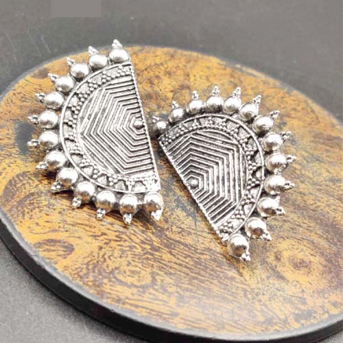 Oxdised Earings