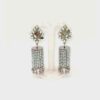 mirror-length.jpg Oxidised mirror work earrings (long)