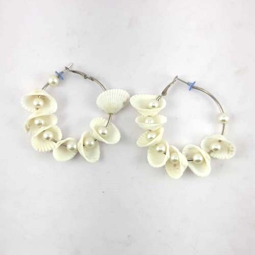Shell work earrings
